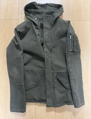 DELAY by win&sons 지퍼 후드티 DW9-C-002 올리브