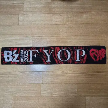 B'z LIVE-GYM 2025 FYOP 머플러 타월 루프 타월