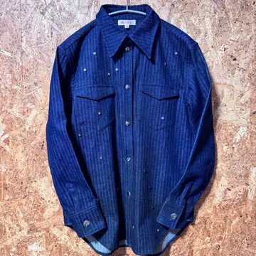 MASU STARDUST DENIM SHIRTS 인디고 데님 셔츠