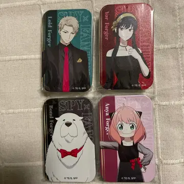 SPY x FAMILY 캔 태블릿 내용물 없음 4개 세트