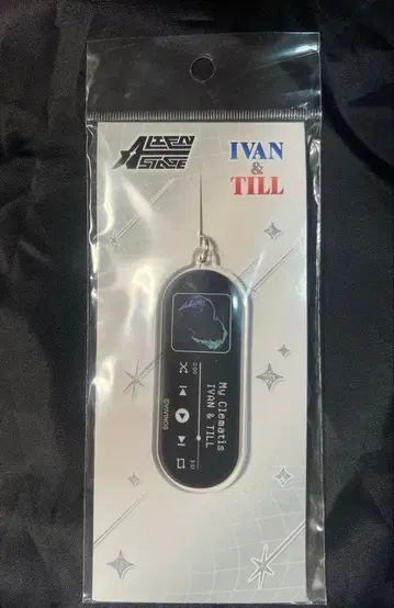 에이리언 스테이지 IVAN&TILL 음악 플레이어풍 아크릴 키링