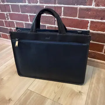 다케오 키쿠치 TAKEO KIKUCHI 비즈니스 백 합성피혁 네이비