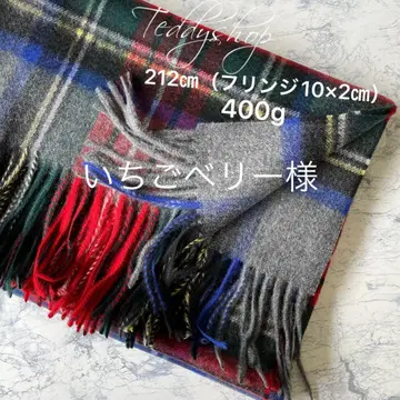 딸기 베리님 그레이 체크