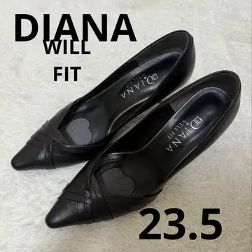 DIANA 블랙 스틸레토 펌프스 새상품급