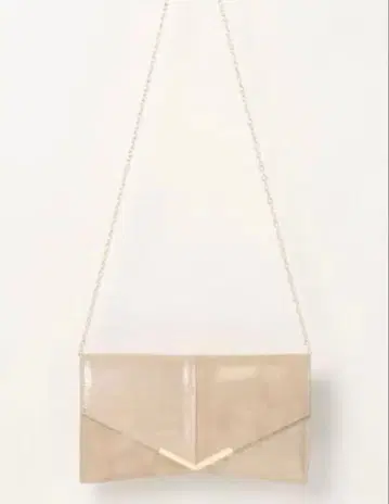 [미사용품] Three Four Time 스웨이드 플랩 변형 클러치