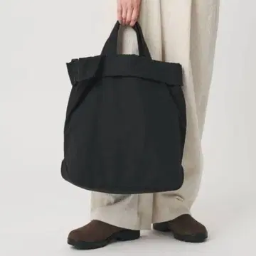 BEAUTY&YOUTH 파티션 빅 토트백 2WAY 블랙