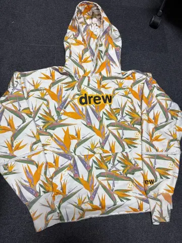 drew house 플라워 무늬 후드티