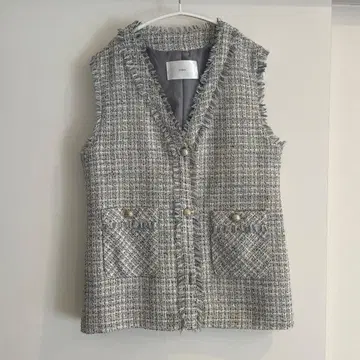 index 트위드 베스트 그레이 계열