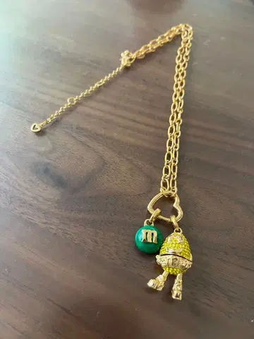 미사용 새상품 M&M's 참 목걸이