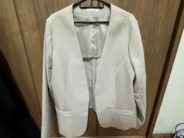 Re-J 3L 노카라 자켓 베이지