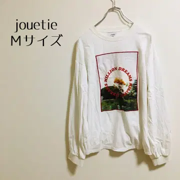 [ jouetie 쥬에티 ] 롱T 프린트 자수 M 사이즈 백프린트