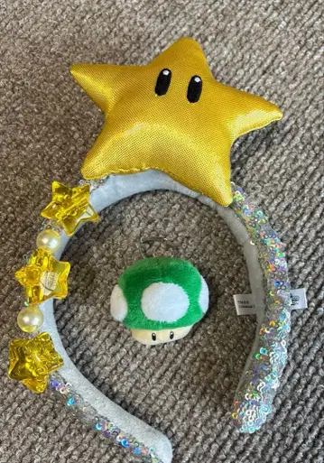 USJ 스타 머리띠와 버섯 반지