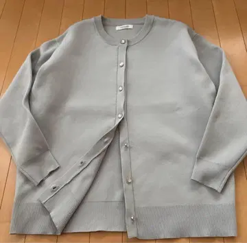 어반 리서치 루즈핏 오버사이즈 밀라노 리브 종이상자 니트 가디건