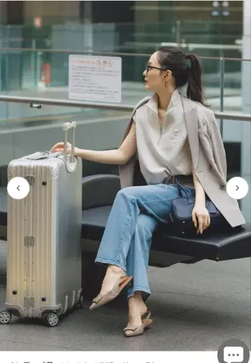 LOUNIE 데님 스트레이트 팬츠