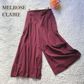 멜로즈레일 [ M ] 버건디 가우초 팬츠 캐주얼