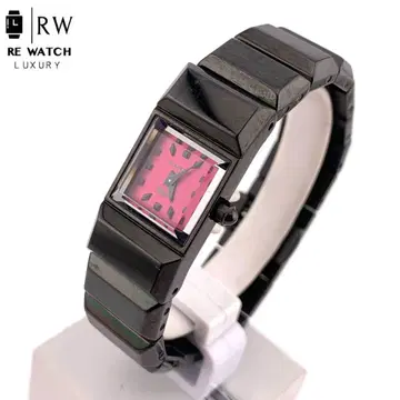 7-4879 쿼츠 손목시계 핑크 스퀘어 페이스 GRANDEUR