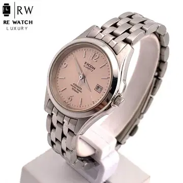 7-4288 RICOH 758002 쿼츠 손목시계 베이지