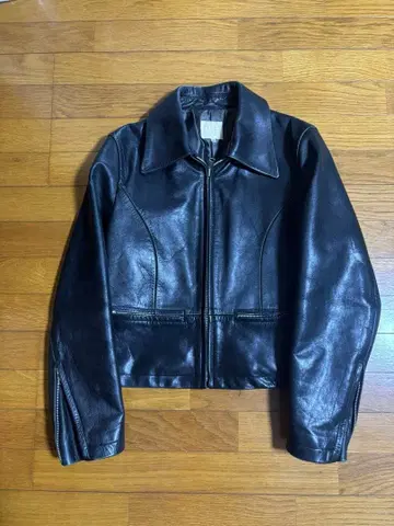 TAKEO KIKUCHI 가죽 자켓 블랙 아카이브