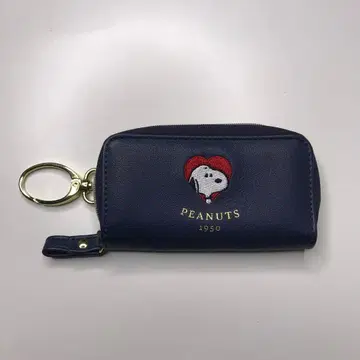 PEANUTS 스누피 자수 지퍼 케이스