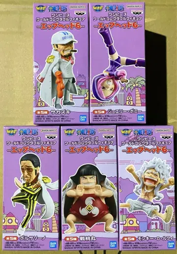 원피스 월드 컬렉터블 피규어 에그헤드 6종 세트 1