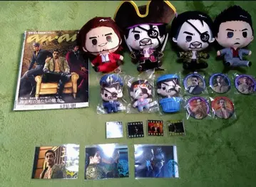 세트 세가 럭키 쿠지 용과 같이 마지마 고로 히스토리 봉제 인형 굿즈