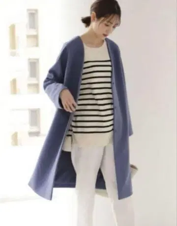 [ GLOBAL WORK ] 가벼운 스트레치 기능성 롱 코트