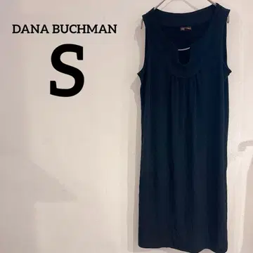DANA BUCHMAN [ S ] 블랙 슬리브리스 원피스 포멀