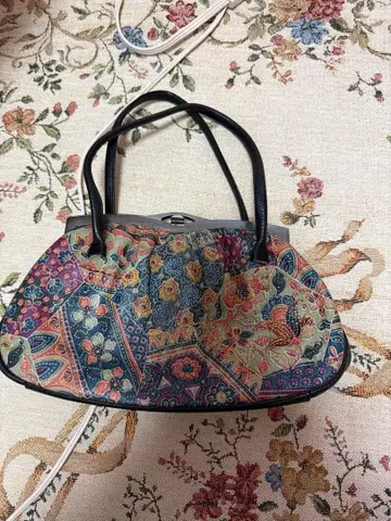 일본 의류용 백 다채로운 꽃무늬