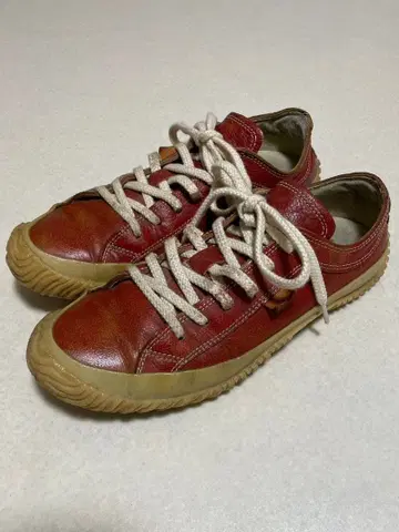 SPINGLE MOVE 일본제 앤틱 쿠킹 레더 레드 22.5cm