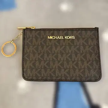 MICHAEL KORS 모노그램 코인 케이스
