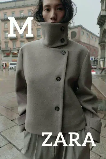 ZARA 하이넥 자켓 M 사이즈