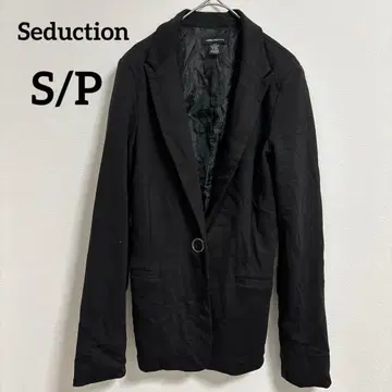 Seduction [ S/P ] 블랙 테일러드 자켓 블랙 블랙