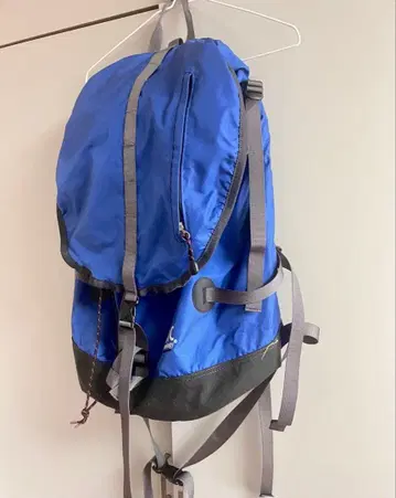 나일론제 파랑 백팩