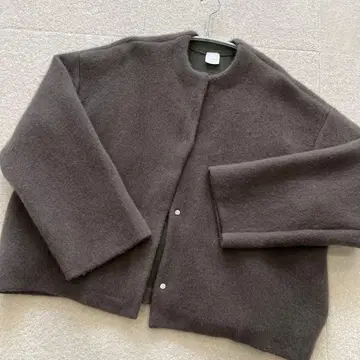 CN 라쿤 믹스 숏 더블 가디건 츠지 나오코 씨 콜라보