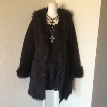 y2k 00s archive 그런지 무스탕 코트 NANA geek