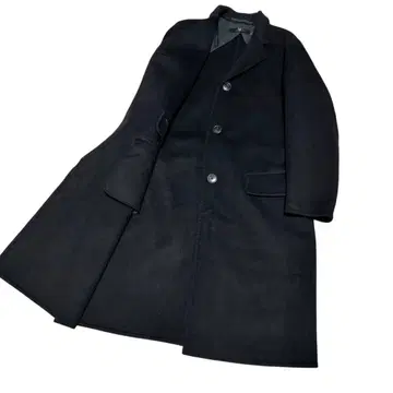 새상품급 UNIQLO +J 캐시미어 혼방 더블 페이스 코트 하프 벨트