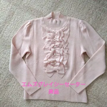 M's Gracy 핑크 니트 스웨터 38