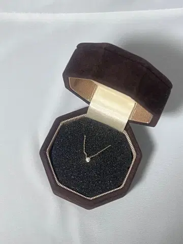 agate 목걸이 K10 0.03캐럿