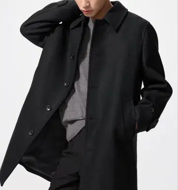 UNIQLO 싱글 브레스 코트 4XL 블랙 통학 출퇴근용