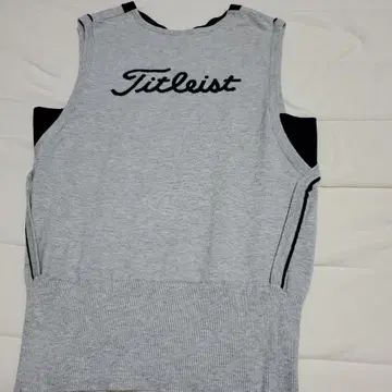 Titleist 여성용 베스트 그레이 V넥