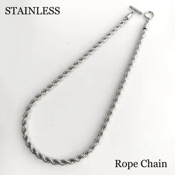 새상품 만텔 로프 체인 목걸이 스테인리스 316L 앵커