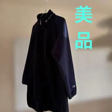 챔피온 네이비 보아 플리스 자켓 롱