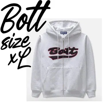BoTT 스크립트 로고 집 후디 그레이 XL