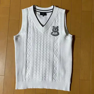 ST. ANDREWS LINKS 여성용 베스트 M 화이트