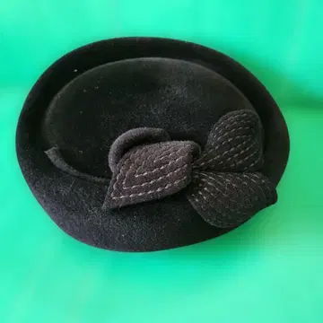 치요다 모자 블랙 리본 포함 울 햇