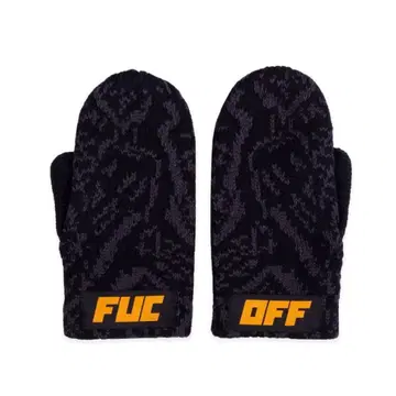 FUC 니트 미튼 블랙