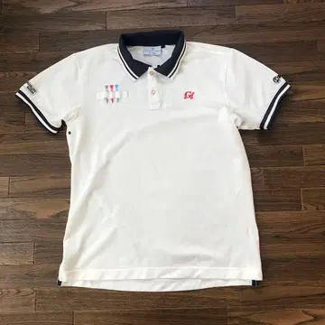 러셀 피케 셔츠 사이즈 7 화이트