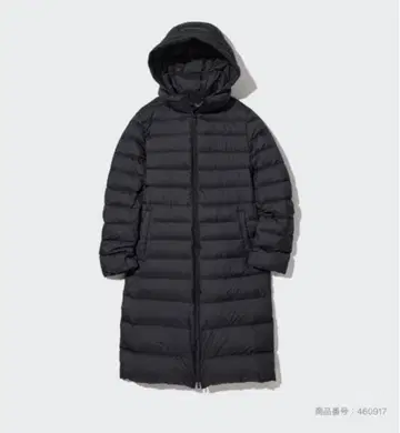 유니클로 울트라 라이트 다운 롱 코트 M 블랙 2023 모델