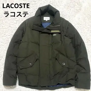 [ 새상품급 ] 라코스테 LACOSTE 밀리터리 다운 빅 코트 L