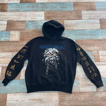 Iron Maiden 오버 사이즈 후드티 US XL